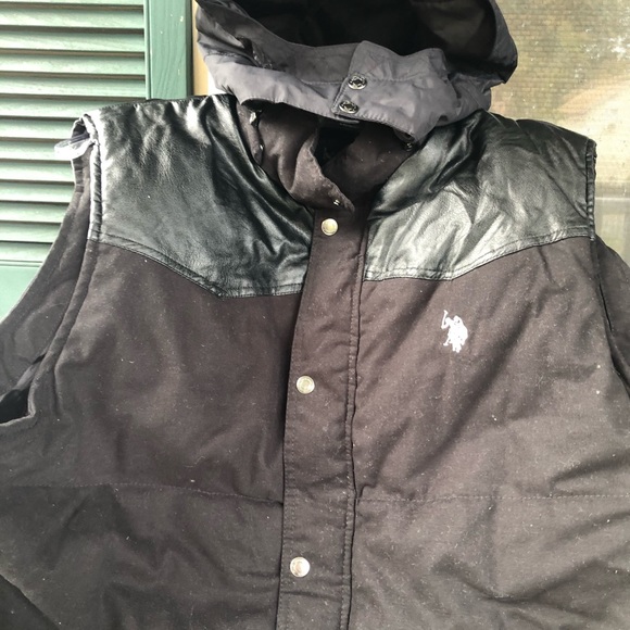 U.S polo ASSN. paneled vest button up jacket - Picture 4 of 7